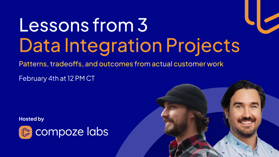 Lessons from 3 Data Integration Projects